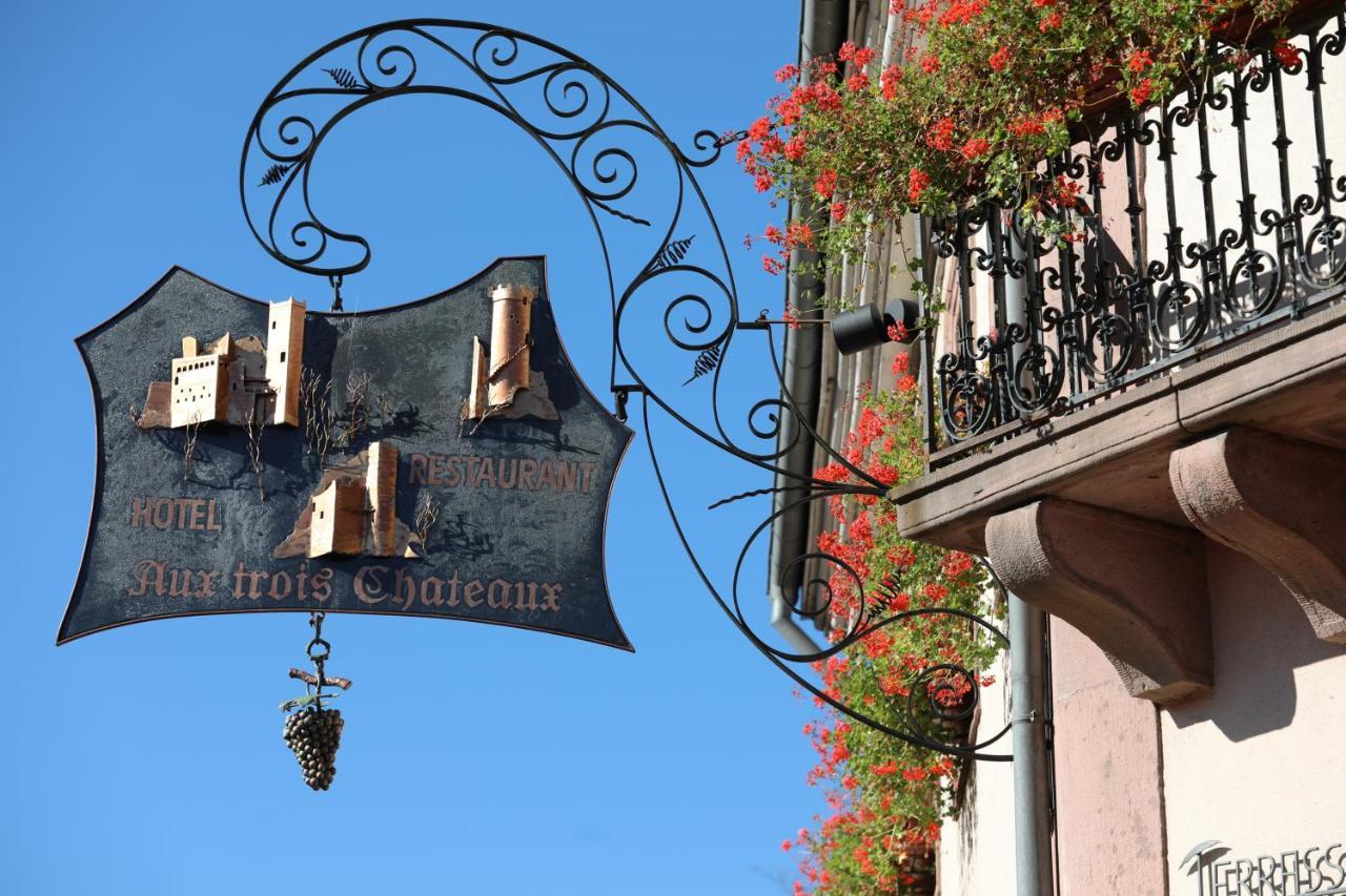 Hotel Restaurant 3 Chateaux Ribeauvillé Exterior foto